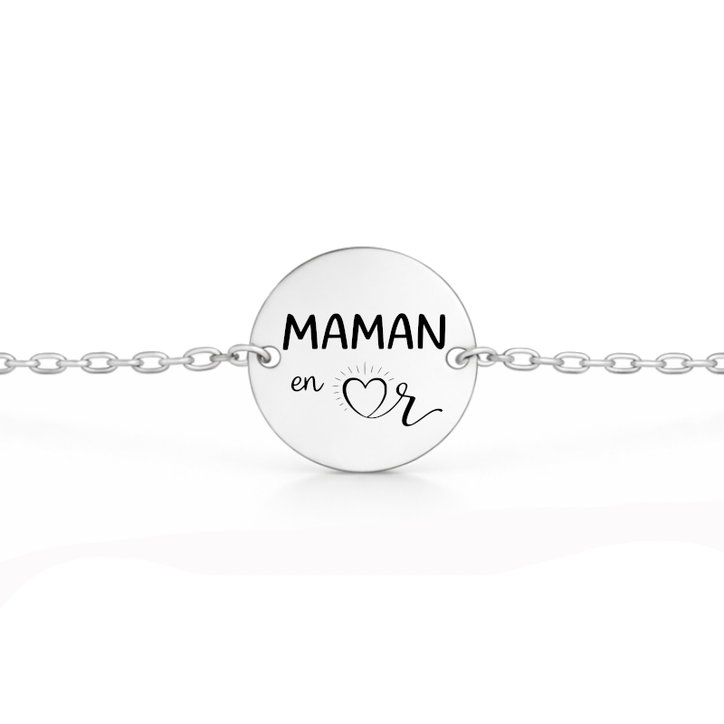 Bracelet chaîne maman femme bijou tendance